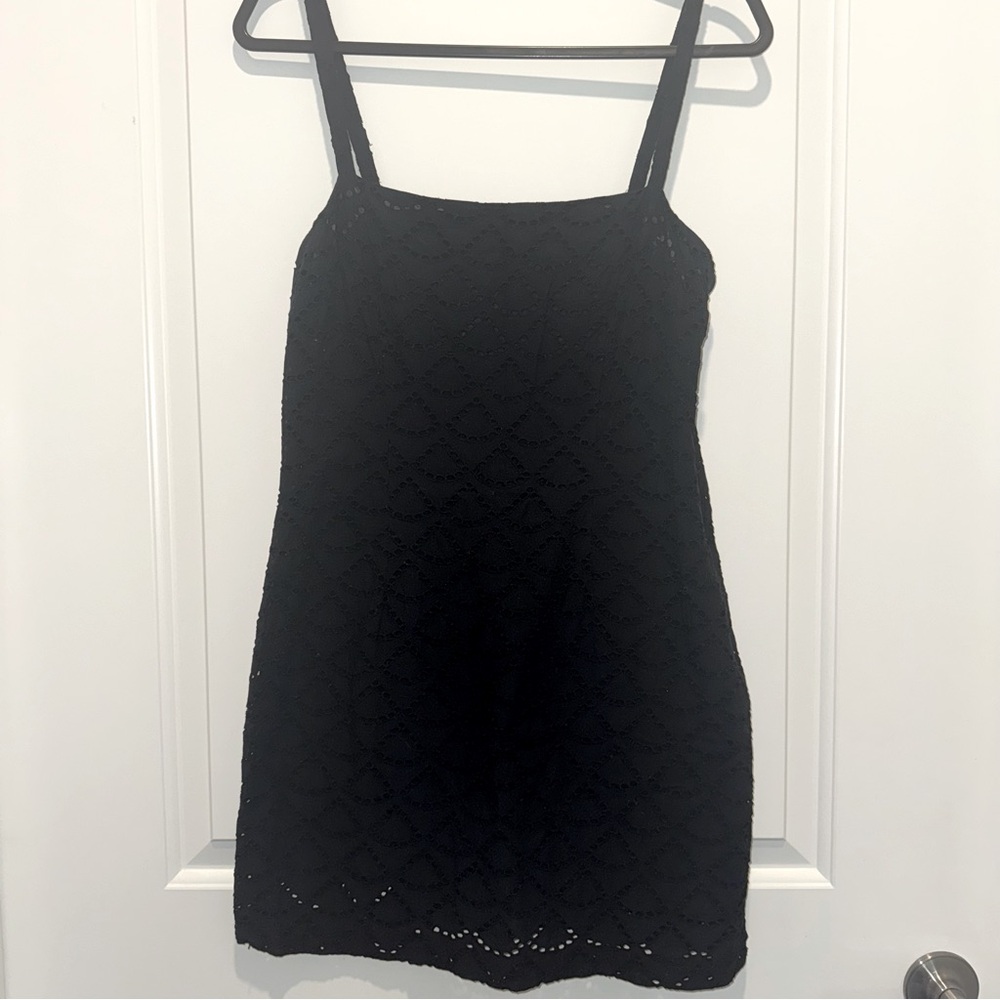 Urban Outfitters Black Cut-Out Mini Dress